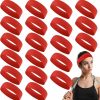 Hotop Fashion Headbands | Hotop 20 Pcs Sport Headbands For Girls Women, Yoga Tennis Hair Bands Non Slip Stretchy Soft Wraps Hair Accessories For Diy Team Headbands Running Basketball Soccer Pilates Multi Sport