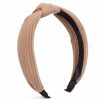 MHDGG Fashion Headbands | Mhdgg 1 Pieces Wide Headbands For Women Knot Turban Headband Hair Band Elastic Hair Hoops Hair Accessories For Women And Girls,Pink