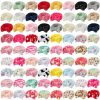 Jutom Fashion Headbands | 74 Pieces Spa Headband Coral Fleece Women Bow Makeup Headband Cosmetic Skincare Hair Band For Washing Face Soft Facial Hair Wrap Head Band Terry Cloth Headbands For Girls Shower Party, 32 Styles