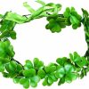 Waydress Fashion Headbands | 2 Pieces St. Patrick'S Day Irish Shamrock Headbands Flower Crown Clover Headband St. Patrick'S Day Accessories Green Garland Clover Garland Party Accessories Fairy Accessories For Women Men And Girls