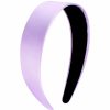 VELSCRUN Fashion Headbands | Velscrun Headbands For Women Girls 1.3 Inch Satin Black Headband Wide Head Bands For Women'S Hair Women Fashion Hair Bands Cosplay Halloween Costumes Hair Accessories Gifts For Mothers Sisters