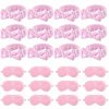 Maiteenly Fashion Headbands | Maiteenly 24 Pieces Sleepover Party Favors For Girls Spa Headband Sleep Eye Mask Bulk Pink Headband For Washing Face Bow Makeup Headbands Eye Mask For Spa Birthday, Bachelorette Party, Slumber Wedding