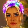 GORTIN Fashion Headbands | Gortin Light Up Headband Led Hair Band Glowing Braided Hair Hoop Glitter Headpiece Nightclub Party Rave Costume Headwear Hair Accessories For Women And Girls