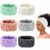 WILLBOND Fashion Headbands | Willbond 6 Pieces Extra Wide Band 5 Inch Headband Spa Facial Headband Microfiber Headband Elastic Makeup Headbands Hair Accessories For Thick And Curly Hair, 6 Colors