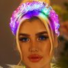 CAKURE Fashion Headbands | Cakure Light Up Headband Flash Glowing Hair Band Headbands Laser Hair Hoop For Nightclub Party Costume Headwear Decoration Hair Accessories For Women And Girls