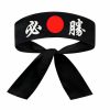 Sunrise Kitchen Supply Fashion Headbands | Sunrise Kitchen Supply Black Japanese Sushi Chef Hachimaki Karate Headband - Victory