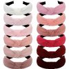 VELSCRUN Fashion Headbands | Velscrun 12 Pcs Womens Headbands Knotted Headbands For Women Wide Headbands Boho Bandeau Knot Turban Headband Hair Band Elastic Hair Accessories For Women