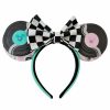 Loungefly Fashion Headbands | Disney Mickey & Minnie Date Night Diner Jukebox Record Ear Headband