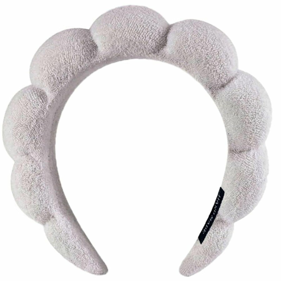 AOENJIE Fashion Headbands | Aoenjie Spa Headbands For Washing Face Or Makeup, Sponge Bubble Skincare Headbands, Puffy Terry Cloth Hairband For Women, Skin Care Makeup Headwear Hair Accessories For Girls (Coffee)