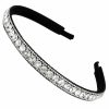 Wecoe Fashion Headbands | Wecoe Rhinestone Headband Women Silver Headband Women Non Slip Fashion Bling Sparkly Diamond Headband Hair Band Birthday Wedding Bridal Holiday Homecoming Hair Accessories For Women Girls Gifts