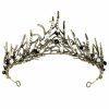 TOCESS Fashion Headbands | Tocess Black Crown Tiara For Women Goth Vintage Queen Princess Baroque Crown For Girls, Ideal Gift For Costume Show Party Prom Birthday Halloween