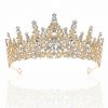 BEAYFILY Fashion Headbands | Tiara For Women, Crystal Queen Crowns, Rhinestone Princess Tiaras, Royal Hair Accessories Perfect For Birthday Decorations, Wedding Brides, And Halloween Cosplay (Silver)