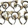 PDTXCLS Fashion Headbands | Headband Shiny Hair Hoops Cute Fluffy Hair Accessories For Women Girls Daily Wearing & Party Favor Decoration (12 Cheetah Ear)