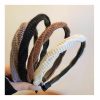 Lvyeer Fashion Headbands | Lvyeer 4 Pack Knotted Headbands For Women Suede Headbands Fashion Knot Headbands Non Slip Hairband Workout Yoga For Women And Girls (4 Pack-A)