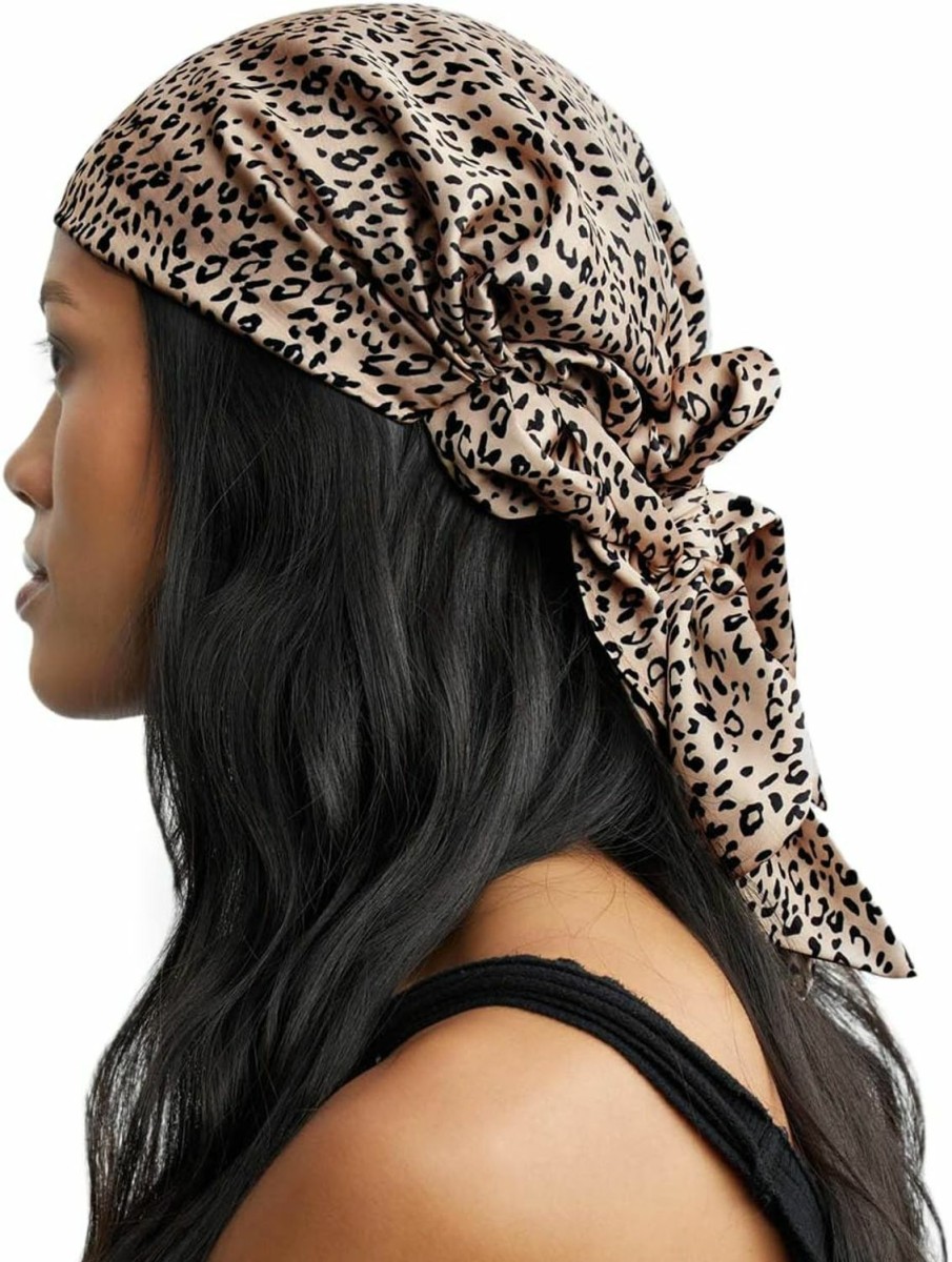 Kitsch Fashion Headbands | Kitsch Satin Hair Scarf For Women - Head Wrap | Hair Wrap Holiday Gift | Satin Bandana Scarf | Turban For Women | Head Scarf