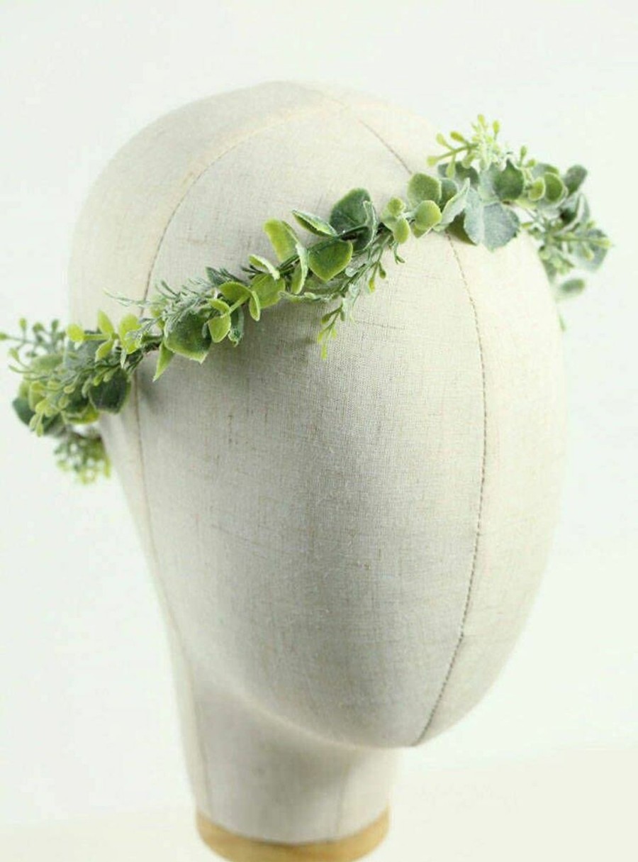 HJYHYN Fashion Headbands | Uongeod Hjyhyn Flower Crown Boho Flower Wreath Artificial Floral Crown Bridal Headpiece Greenery Crown For Wedding Ceremony Party Festival