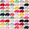 Tigeen Fashion Headbands | 52 Pieces Spa Headband For Washing Face Bulk, Soft Coral Fleece Makeup Headband Bow Headband Fluffy Facial Skin Care Cosmetic Shower Headband 13 Colors Slumber Party Supplies For Girls Women