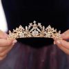 JWICOS Fashion Headbands | Jwicos Tiaras For Women Girls Birthday Crown Rhinestone Tiara Princess Crown For Women Bridal Wedding Prom Birthday Party Halloween Costumes Hair Accessories For Women Girls