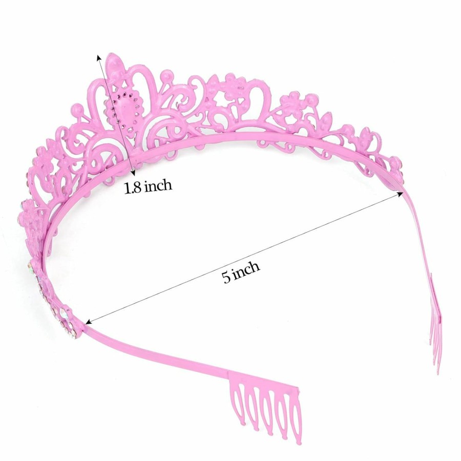 COCIDE Fashion Headbands | Cocide Tiara Crystal Crowns Princess Rhinestone Crown With Combs Bride Headbands Bridal Wedding Prom Birthday Party Hair Accessories Jewelry For Women Girls (Silver)