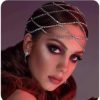 HaHaGirl Fashion Headbands | Rhinestone Cap Headpiece For Women Crystal 1920S Tassel Hair Accessories Belly Cap Headpieces Wedding Bridal Head Jewelry (H007)