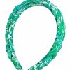 Lilly Pulitzer Fashion Headbands | Lilly Pulitzer Women'S Fashion Headband, Braided Fabric Headband, Colorful Cloth Headband, Cute Hair Accessories For Women And Teen Girls, Leaf It Wild